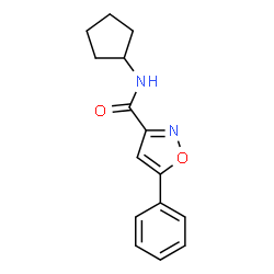 3-Isoxazolecarboxamide,N-cyclopentyl-5-phenyl-(9CI) picture