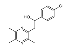 2-[2-Hydroxy-2-(p-chlorophenyl)ethyl]-3,5,6-trimethylpyrazine Structure