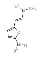 N,N-dimethyl-2-(5-nitro-2-furyl)ethenamine结构式