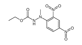 ethyl N-(N-methyl-2,4-dinitroanilino)carbamate Structure