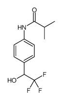 2-methyl-N-[4-(2,2,2-trifluoro-1-hydroxyethyl)phenyl]propanamide结构式