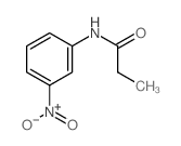 N-(3-Nitrophenyl)propionamide Structure