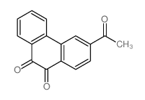 3-acetylphenanthrene-9,10-dione Structure