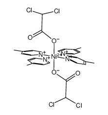 tetrakis(4-methylpyridine)dichloroacetatenickel(II) Structure