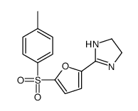 2-[5-(4-methylphenyl)sulfonylfuran-2-yl]-4,5-dihydro-1H-imidazole Structure