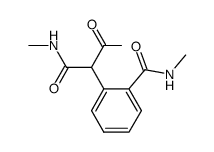 2-(N-methylcarbamoyl)-α-(N-methylcarbamoyl) benzyl methylketone结构式