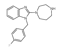 2-[1,4]DIAZEPAN-1-YL-1-(4-FLUORO-BENZYL)-1H-BENZOIMIDAZOLE picture