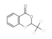 9-(trichloromethyl)-8-oxa-10-thiabicyclo[4.4.0]deca-1,3,5-trien-7-one结构式