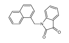 1-(naphthalen-1-ylmethyl)indoline-2,3-dione结构式
