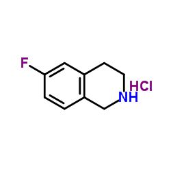 6-氟-1,2,3,4-四氢异喹啉盐酸盐结构式