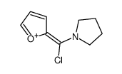 1-[chloro(furan-2-yl)methylidene]pyrrolidin-1-ium Structure