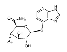 1-deoxy-1-(6-thiopurinyl)-beta-glucopyranosiduronamide picture