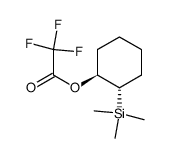 trans-2-(trimethylsilyl)cyclohexyl trifluoroacetate Structure