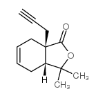 1(3H)-Isobenzofuranone,3a,4,7,7a-tetrahydro-3,3-dimethyl-7a-(2-propynyl)-,(3aR,7aR)-(9CI) picture