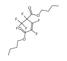 dibutyl cis-perfluoro(4-methyl-2-pentene)dioate Structure
