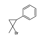 (2-bromo-2-methylcyclopropyl)benzene Structure