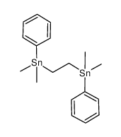 1,2-bis(dimethylphenylstannyl) ethane Structure