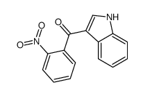 1H-indol-3-yl-(2-nitrophenyl)methanone结构式