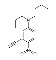 5-(丁基丙基氨基)-2-硝基苯甲腈结构式