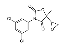 2,4-Oxazolidinedione, 3-(3,5-dichlorophenyl)-5-methyl-5-oxiranyl- Structure