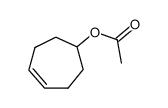 Cyclohepten-(4)-yl-(1)-acetat结构式