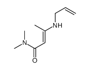 N,N-dimethyl-3-(prop-2-enylamino)but-2-enamide结构式