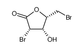 D-Lyxonic acid, 2,5-dibromo-2,5-dideoxy-, γ-lactone Structure