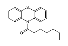 1-phenothiazin-10-ylheptan-1-one结构式