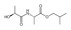 N-<(S)-lactoyl>-(S)-alanine isobutyl ester结构式
