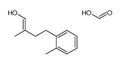 formic acid,2-methyl-4-(2-methylphenyl)but-1-en-1-ol结构式