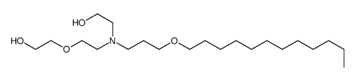 2-[[3-(dodecyloxy)propyl][2-(2-hydroxyethoxy)ethyl]amino]ethanol结构式