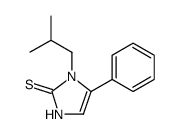 2H-Imidazole-2-thione, 1,3-dihydro-1-(2-methylpropyl)-5-phenyl结构式