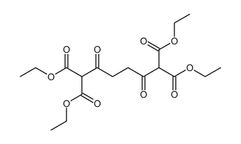 2,5-dioxo-hexane-1,1,6,6-tetracarboxylic acid tetraethyl ester结构式