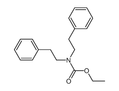 ethyl diphenethylcarbamate Structure