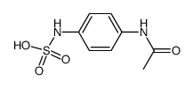 (4-acetylamino-phenyl)-amidosulfuric acid Structure