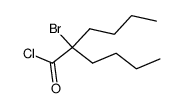 2-bromo-2-butyl-hexanoyl chloride结构式