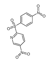 5-nitro-2-(4-nitro-benzenesulfonyl)-pyridine结构式