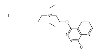 2-(8-chloropyrido[2,3-d]pyridazin-5-yl)oxyethyl-triethylazanium,iodide Structure