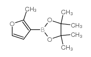 4,4,5,5-Tetramethyl-2-(2-methylfuran-3-yl)-1,3,2-dioxaborolane structure