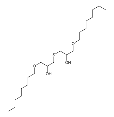 1-(2-hydroxy-3-octoxypropyl)sulfanyl-3-octoxypropan-2-ol Structure
