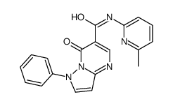 N-(6-methylpyridin-2-yl)-7-oxo-1-phenylpyrazolo[1,5-a]pyrimidine-6-carboxamide结构式