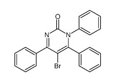 5-bromo-1,4,6-triphenylpyrimidin-2-one Structure