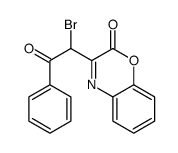 3-(1-bromo-2-oxo-2-phenylethyl)-1,4-benzoxazin-2-one Structure