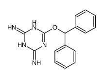 6-benzhydryloxy-1,3,5-triazine-2,4-diamine Structure