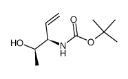 tert-butyl ((3R,4R)-4-hydroxypent-1-en-3-yl)carbamate结构式