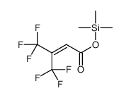 trimethylsilyl 4,4,4-trifluoro-3-(trifluoromethyl)but-2-enoate结构式
