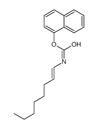 naphthalen-1-yl N-oct-1-enylcarbamate结构式