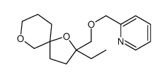 2-[(2-ethyl-1,9-dioxaspiro[4.5]decan-2-yl)methoxymethyl]pyridine结构式