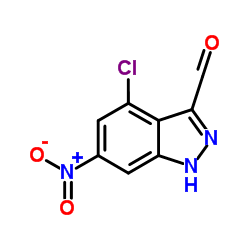 4-CHLORO-6-NITRO-3-(1H)INDAZOLE CARBOXALDEHYDE picture