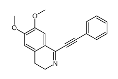 6,7-dimethoxy-1-(2-phenylethynyl)-3,4-dihydroisoquinoline Structure